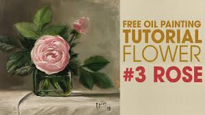 Have a good day!easy abstract painting demonstration for beginners. Rose Oil Painting Tutorial 3 Flower Series Wet On Wet Technique Youtube