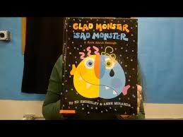 Coloring page for glad monster sad monster. Glad Monster Sad Monster Youtube