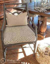 Painting Rattan Furniture Rattan Chair After I Painted Them With Spray Paint In Anodi Bamboo Furniture Makeover Rattan Furniture Makeover Bamboo Chair Makeover