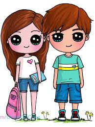 Couple Dibujos Kawaii 365 Munecas Kawaii Dibujos Kawaii Faciles