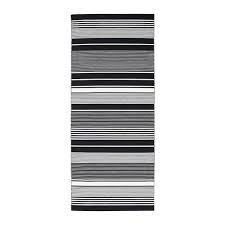 Black And White Striped Road Sign Veslos Rug Flatwoven Black White Stripe 31 1 2x78 3 4 Rugs On Carpet Rugs Ikea