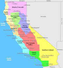 Map Of California Map Of California California Map California California Travel