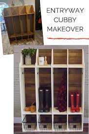 Entryway Envy With This Cubby Makeover House Canvas Diy Blog In 2020 Mud Room Storage Cubbies Organizing Small Spaces Bedroom