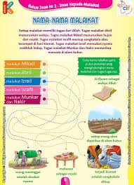 Quraish shihab dalam buku yang sama mengatakan jumlah malaikat sungguh banyak dan terhitung jumlahnya. Download Gratis Worksheet Nama Nama Dan Tugas Para Malaikat Ebook Anak