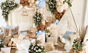 Do you think this teddy bear baby shower is pretty cute? Ideas For Boy Baby Shower Themes Best Boy Baby Showers