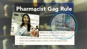 Image result for gag rule in the pharmacy