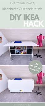 Hast Du Auch Immer Platzprobleme Beim Zuschnitt Auf Meibem Blog Findest Du Eine Anleitung Fur Diesen Klappbaren Zus Bastelzimmer Schreibtisch Ikea Zuhause Diy
