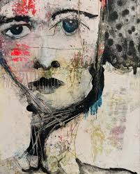 She would always be wondering. #acrylic #abstractface #artist #creative  #theuglyartclub