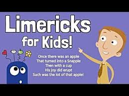 Limericks For Kids Online Learning Video Homeschool Pop Limerick For Kids Poetry For Kids Kids Online Learning
