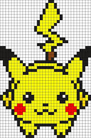 Pikachu Perles Hama Repasser Polemon 포켓몬 십자수 픽셀 패턴 펄러비즈