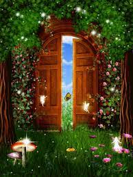 Open Door Beautiful Fantasy Art Opening Fairy Doors Beautiful Flowers Wallpapers