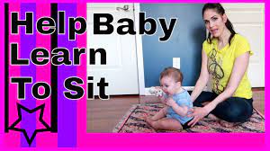 Hold your baby in upright postures (using support). Help Baby Sit Up Youtube