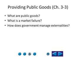 Providing Public Goods Ch 3 3 Market Failure Economics Economic Freedom