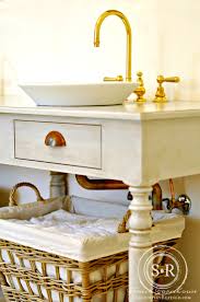 This vanity table and stool set can be used in your bedroom, bathroom, closet or hallway. Serendipity Refined Blog Diy Painted Reproduction French Draper S Table Master Bath Vanity