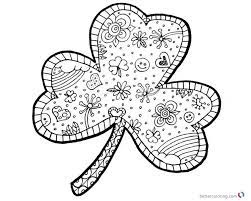 You can use our amazing online tool to color and edit the following shamrock coloring pages for adults. Zentangle Shamrock Coloring Pages Novocom Top