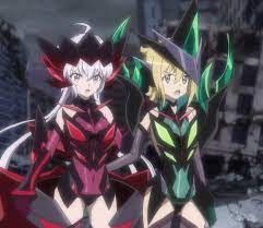 Chris Yukine Kirika Akatsuki Senki Zesshō Symphogear Gx Anime Senki Zesshō Symphogear Anime Characters