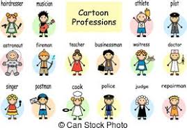 Kartoon Ikonen Verschiedener Berufe Zeichnen Menschen Kartoon Icons Set Von Zeichnung Vektor Menschen In Verschiedenen Canstock