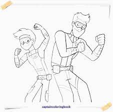 I am looking ot make a coloring book for kids for our outreach program. Dibujos Capitan Man Y Kid Danger Colorear Kidrizi
