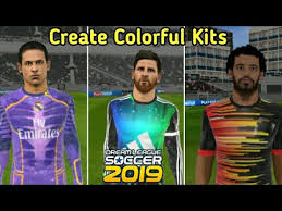 How To Create Colorful Kits In Dream League Soccer 2019 Youtube