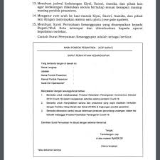 Surat kesanggupan menyelesaikan tugas akhir. Poin Poin Kepgub Pesantren Yang Diperlonggar Ridwan Kamil Berbeda Dengan Nadiem Kumparan Com
