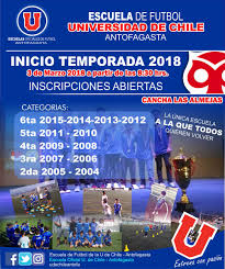 Flashscore.com offers antofagasta livescore, final and besides antofagasta scores you can follow 1000+ football competitions from 90+ countries around the world on flashscore.com. Escuela Oficial U De Chile Antofagasta On Twitter Udechile Lauddechile Udechile 3 De Marzo Inicia La Temporada 2018 Te Esperamos