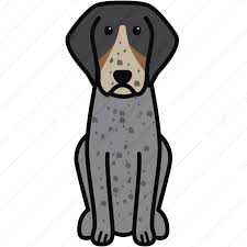 Bluetick coonhounds can come either with or without markings. Bluetick Coonhound Blue Ticked Edition Dog Breed Cartoon Download Your Breed Now Then Print It Frame It Love It Or Create Your Own Memorabilia