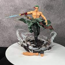 One Piece Figure Gk Statue Rororo Zoro Luffy Ace PVC 2 Heads Collection  Model Kids Cartoon Dolls Gift 31cm - AliExpress