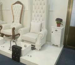 Luxury High Back Nail Pedicure King Chairs Spa Queen Throne Massage Chairs Beauty Spa Equipment Hair Salon Fu Projeto De Salao De Beleza Projeto De Salao Salas