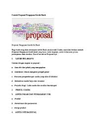 Contoh Proposal Penawaran Investasi Gambaran