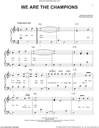 Queen Don T Stop Me Now ноты для фортепиано Queen We Are The Champions Beginner Sheet Music For Piano Solo Piano Sheet Music Trumpet Sheet Music Violin Sheet Music