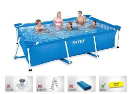 Jumpking India Buy Online Intex 14ft Rectangle 28273 Best Swimming Pool Portable Swimming Pools Rectangular Swimming Pools Intex Swimming Pool