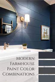Modern farmhouse bathroom paint colors ideas. Room Redo Bathroom Paint Idea With Wood Trim Farmhouse Paint Colors Farmhouse Paint Modern Bathroom Paint