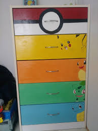 Pokemon Dresser Pokemon Room Pokemon Decor Kids Room