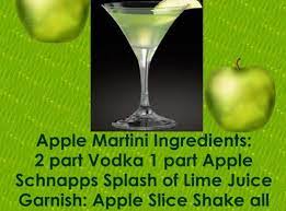 The apple martini (aka the appletini) has nothing to do with a martini (aside from the glass in which it is traditionally served). Apple Martini Just A Pinch Recipes