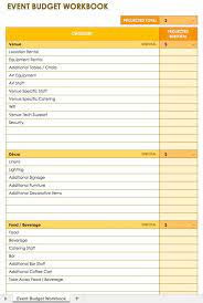 Free Event Budget Templates Smartsheet