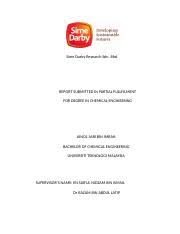 View 18 sime darby plantation jobs at jora, create free email alerts and never miss another career opportunity again. Report Li Fakulti Docx Sime Darby Research Sdn Bhd Report Submitted In Partial Fullfilment For Degree In Chemical Engineering Ainol Asri Bin Imran Course Hero