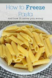 How To Freeze Pasta Eating On A Dime Food Saver Frozen Meals Frozen Pasta