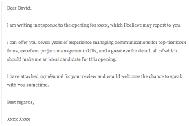 The start of application letter for a job vacancy you'd be amazed at how much proofreading mention the work title and the company name as well as the source from where you got the information regarding the work listing. The 11 Best Cover Letter Examples What They Got Right