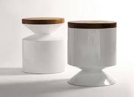 Featuring a finely sanded round top made of sturdy wood planks. Griffin Stool Side Table Phase Design Reza Feiz Designer Modern Side Table Design Modern Accent Tables Walnut Coffee Table Modern
