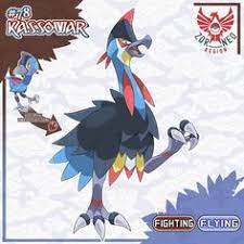 Zorneo Region On Instagram Your Kickowary Has Evolved At Level 28 By Using Undisputed Stone Into Kassowar The Warlord Poke In 2021 Pokemon Pokemon Teams New Pokemon