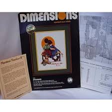 Custom sets of floss labels are available for each chart. Art Chart Design Arts Crafts Sewing Dimensions Counted Cross Stitch 11 X 14 Norman Rockwell Art Spooners