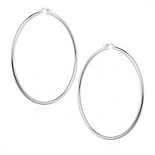 Labai poliruoti sidabriniai auskarai, Žiedai | Internetinė parduotuvė  Calypso