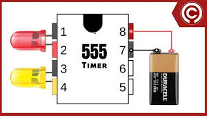 Led Chaser Circuit With 555 Timer Chaser Circuit Electronic Led Timer Elektronische Schaltung Elektronische Schaltplane Elektronische Bauteile