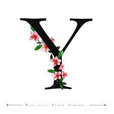 Add a new dimension to your alphabet logos regardless of the letter you choose to represent your business or organization. Plant Typography Letter Y Lettering Alphabet Floral Background Alphabet Design
