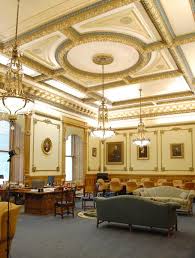 Indiana Statehouse The Governor S Office Ceiling Design Gypsum Ceiling Plaster Ceiling