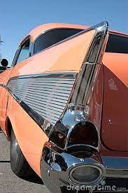 Peach Colored 1957 Classic Car Vintage Cars Classic Cars Sports Cars Luxury