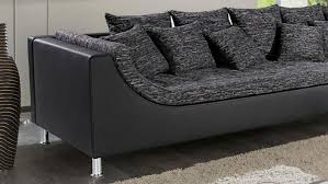 78.75 w x 34.5 d x 35.75 h. Ecksofa Montego Anthrazit Schwarz Mit Kissen 326x213 Cm