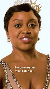 Rise for @quintab’s national anthem. , Watch Bustle’s June cover star in  Royal Decree at the link in bio. , Director: @whatagrosspeach, DP:  @tikioffline, Sound: @softglas, Stylist: @dionemdavis, Set ...