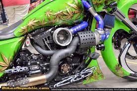 Turbocharged Harley Davidson Road Glide Mean Green Turbo Machine Bikesrepublic