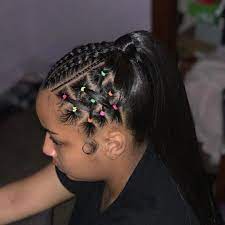 Rubber Band Ponytails W Braids Buffalo Ny Facebook Darisa Bridges Instagram Hair Styles Natural Hair Styles Rubber Band Hairstyles